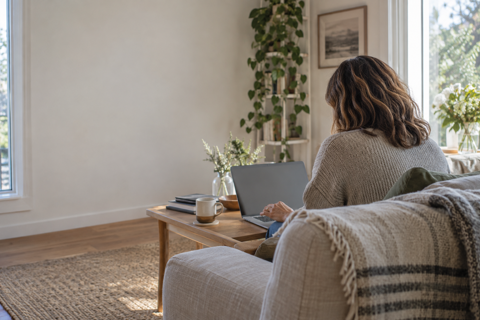 Doctor consulting patient via video call on laptop